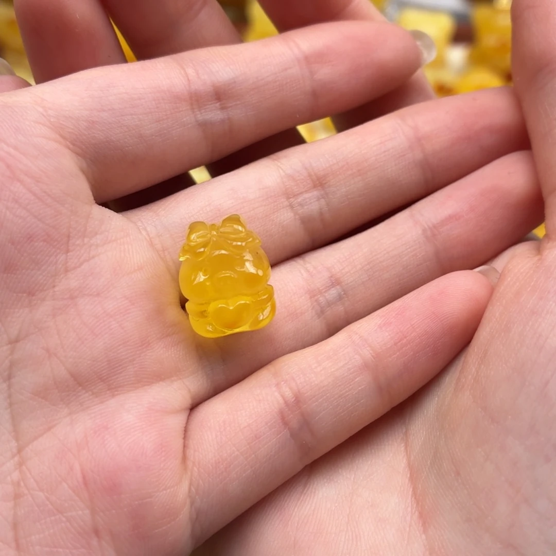 言***蹊琥珀未镶嵌珠宝奇石