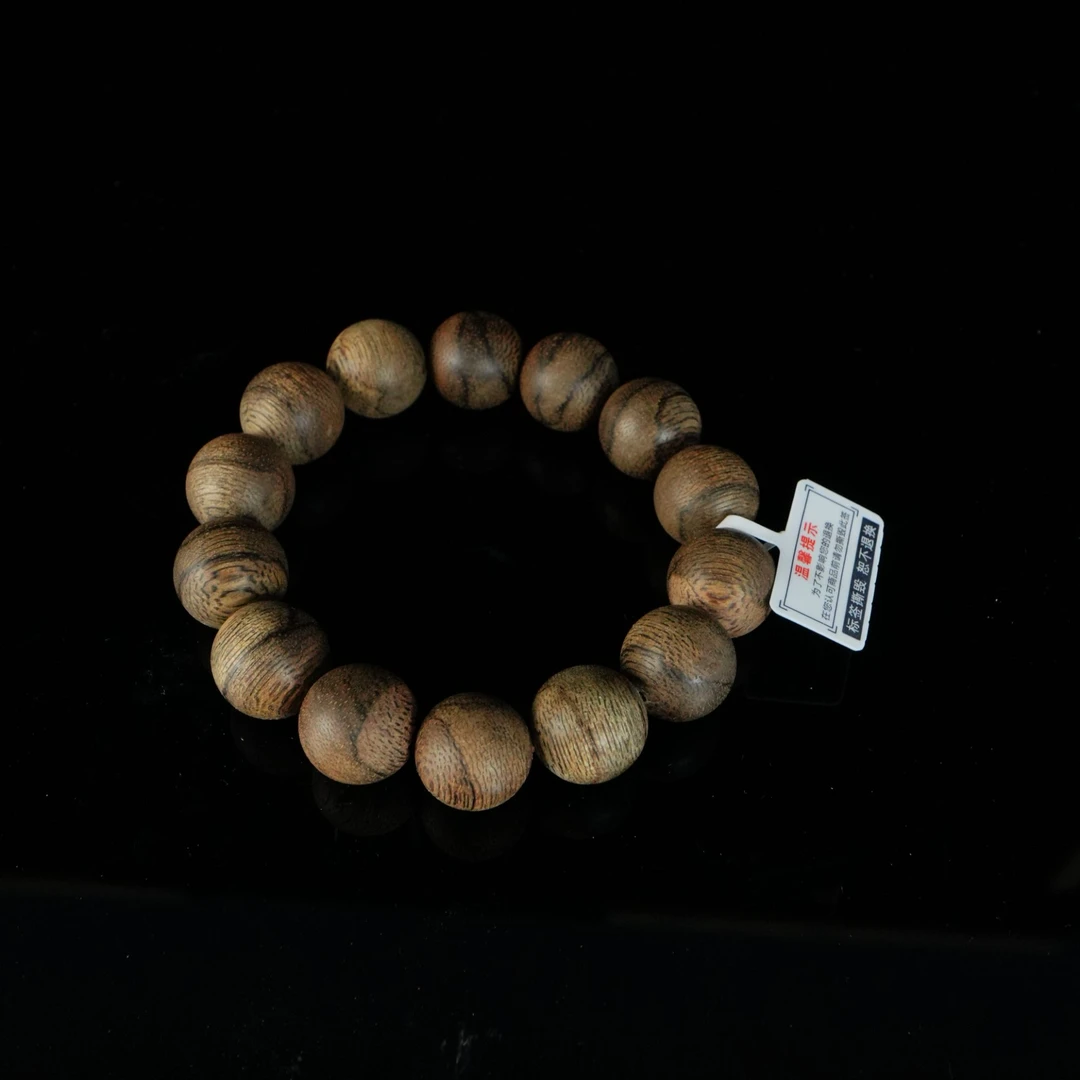 B6910 西马粗纹虎斑纹85分沉沉香手串 1.6cm  27.32g