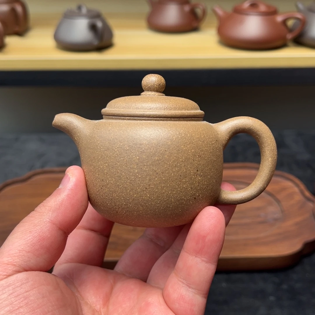 紫砂茶壶120青降坡匏尊