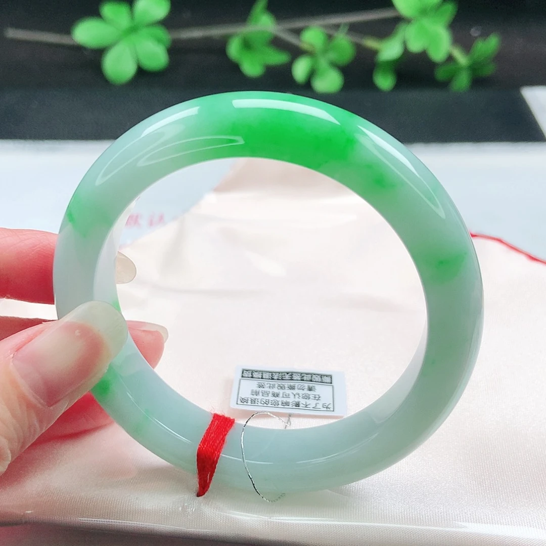 未镶嵌手镯翡翠57圈