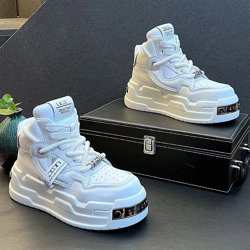 增高高帮单棉同款时尚百搭休闲运动鞋高颜值男鞋秋冬款潮流厚底鞋