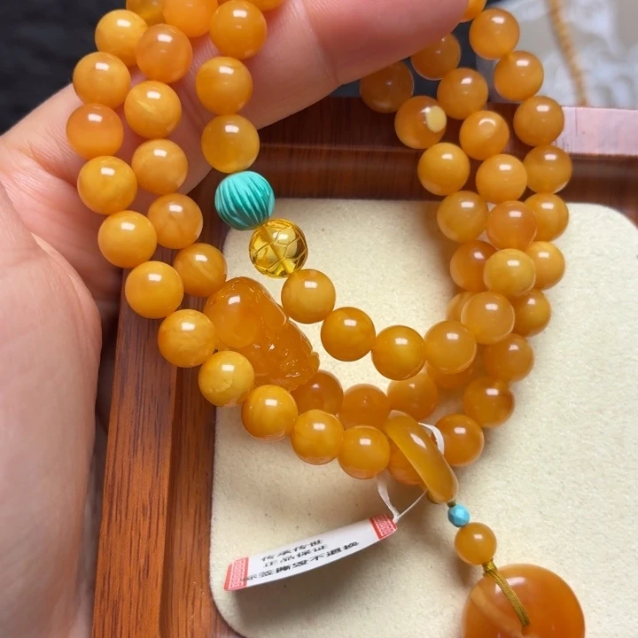 蜜蜡未镶嵌手链手串
