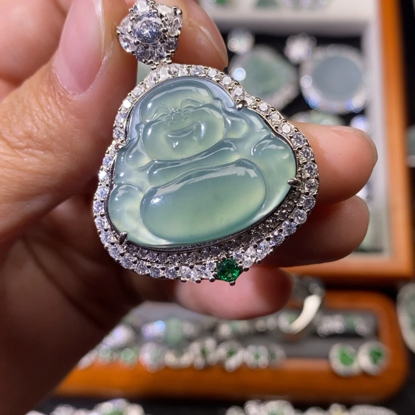 【闪购商品】翡翠颈饰未镶嵌网*^天然