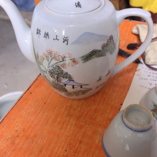 壶牛****夷库存手绘茶壶