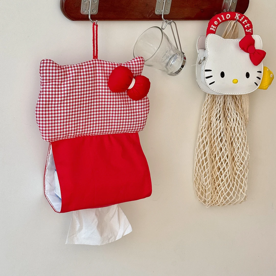 可爱纸巾挂袋卧室床头车载纸巾袋厕所洗脸巾悬挂抽纸袋厨房纸抽盒