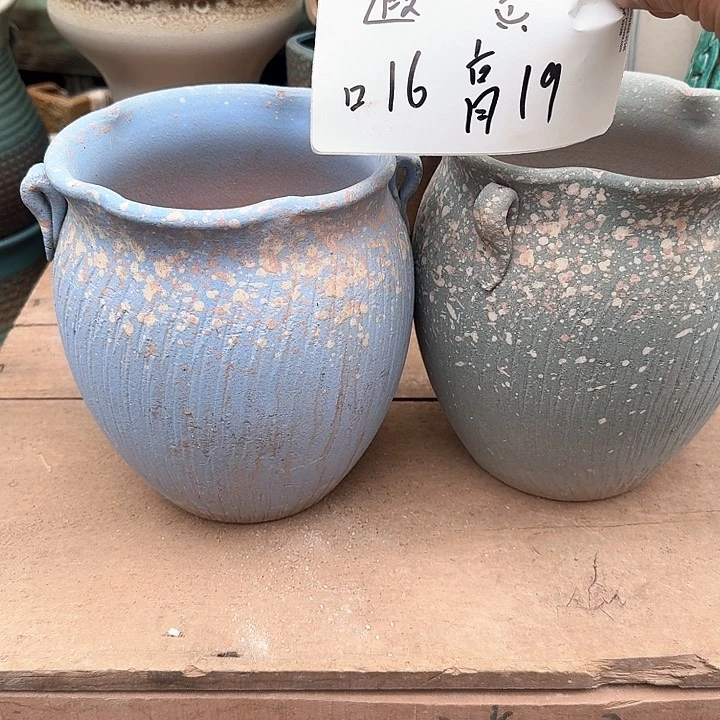 红陶微瑕花盆处理来啦