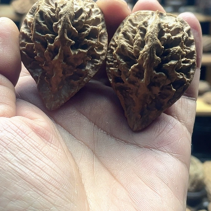 文玩核桃把件龙纹鸭嘴兽