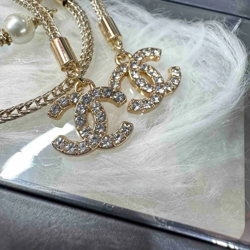 95新 Chanel/香奈儿 零件一对/ 乱乱子中古/109727不支持鉴定