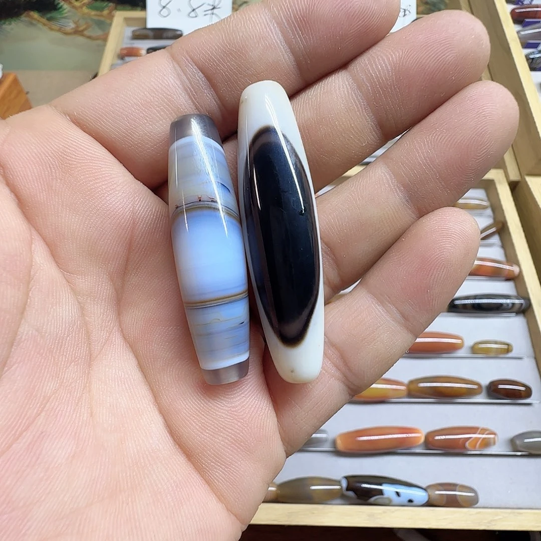 文***子玛瑙/玉髓未镶嵌颈饰