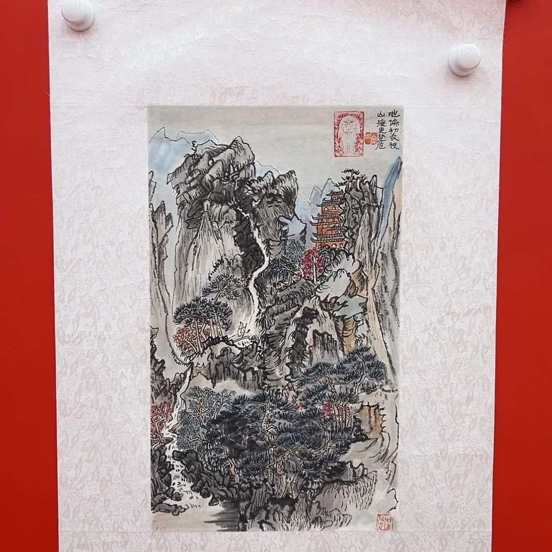 国画展览原作孙立芳