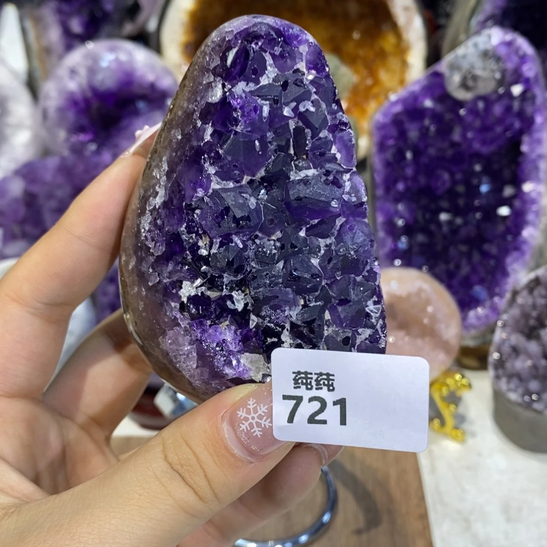 大型摆件（非配饰）未镶嵌紫晶全抛帝紫方解石