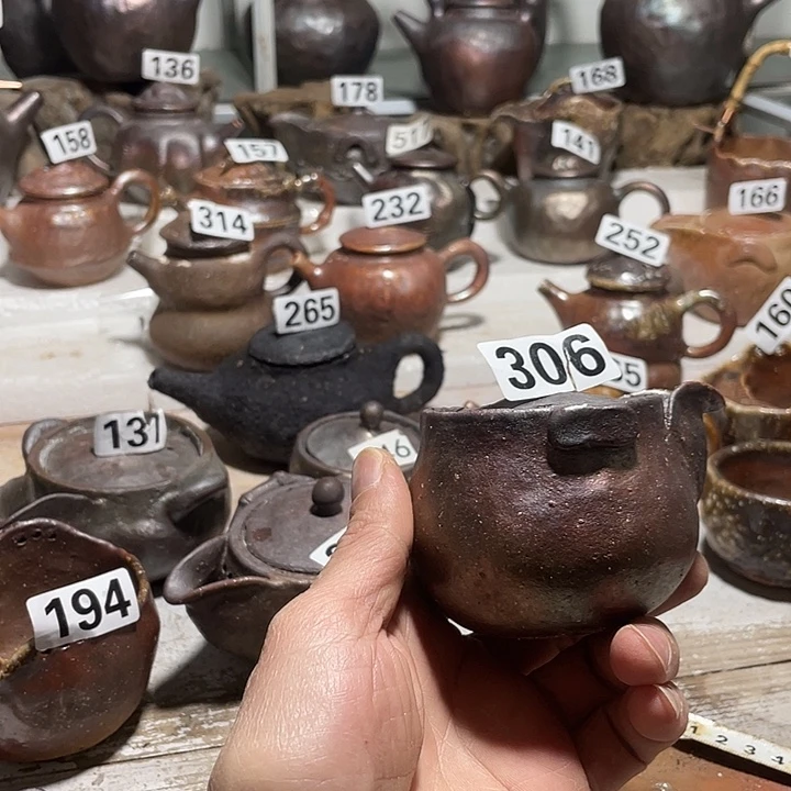 纯手工柴烧茶具精品