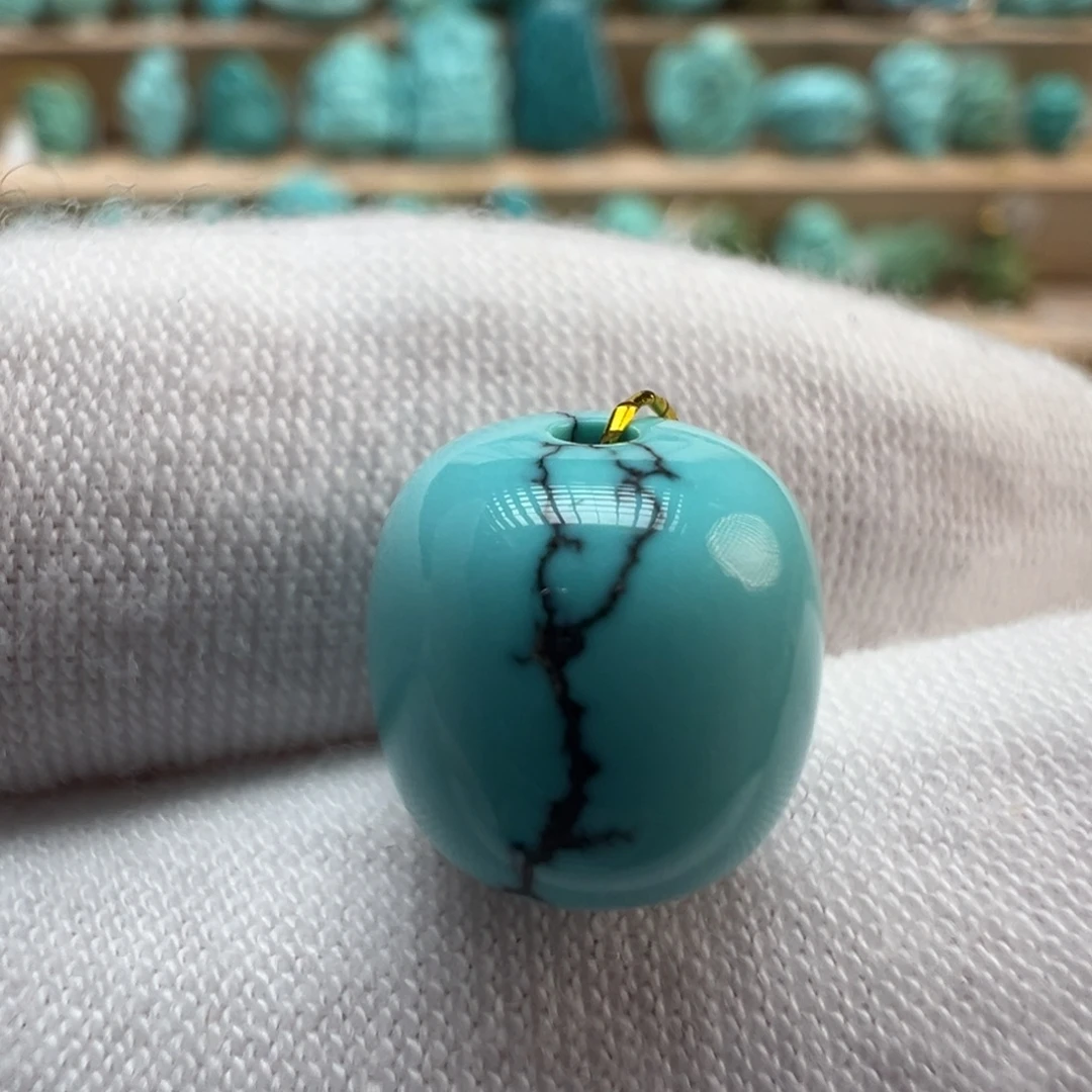 绿松石未镶嵌配饰10.2*10.1