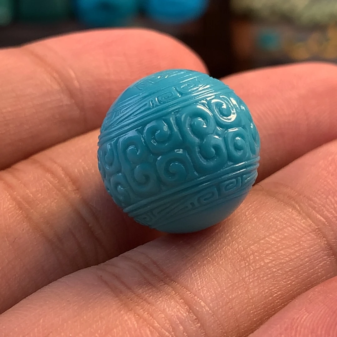 未镶嵌绿松石珠宝奇石