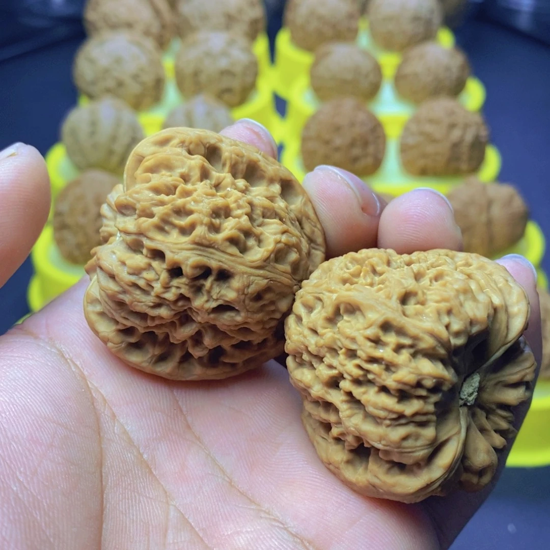 火***炮核桃文玩核桃南疆石有黄008