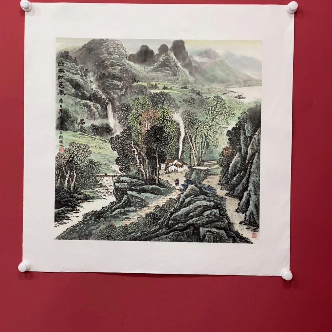 国画莫桂明四尺斗方精品佳作