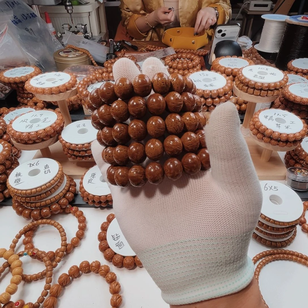 桃核手串树王红魔16尺寸