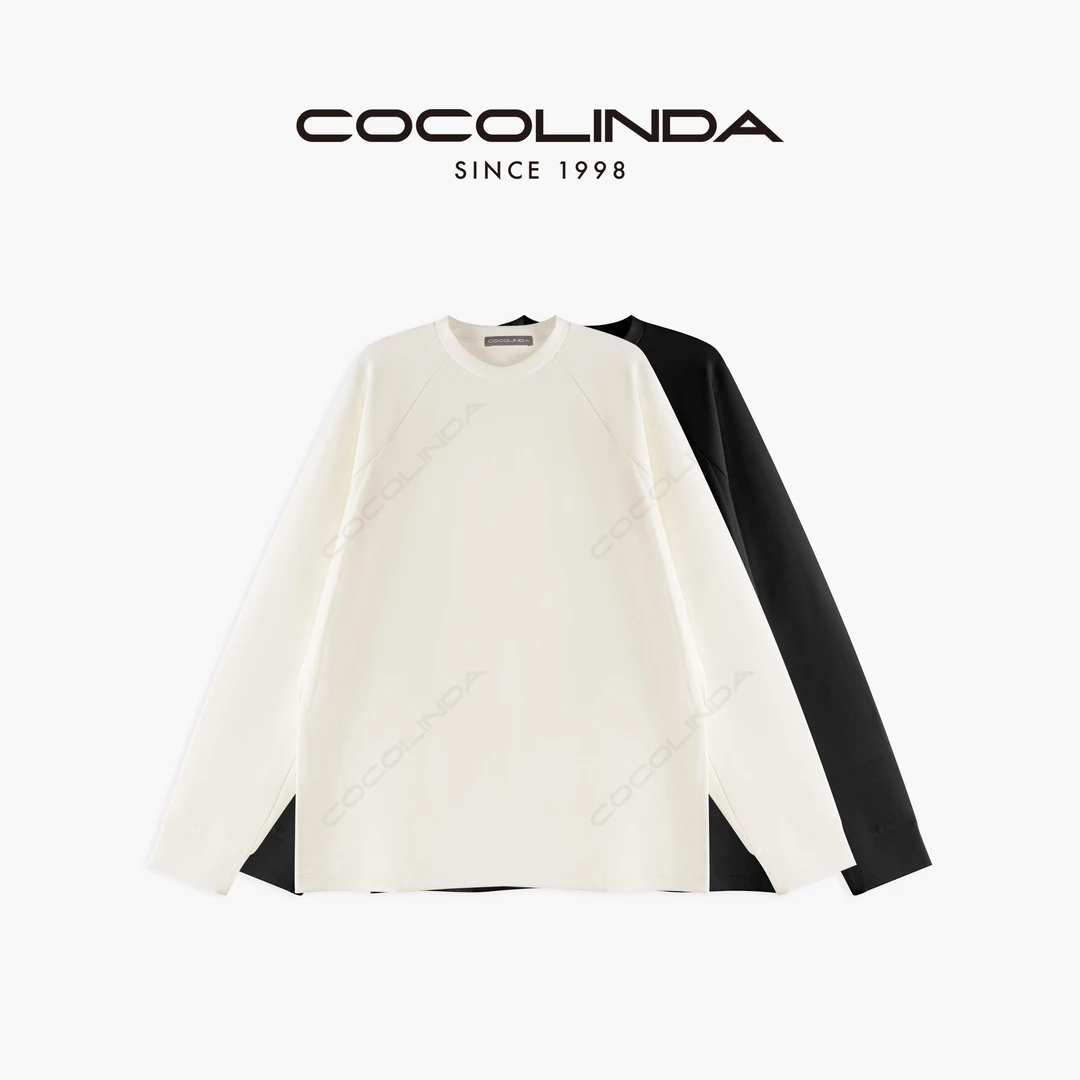COCOLINDA | 莱赛尔男女CP棉质亲肤透气长T恤T2602