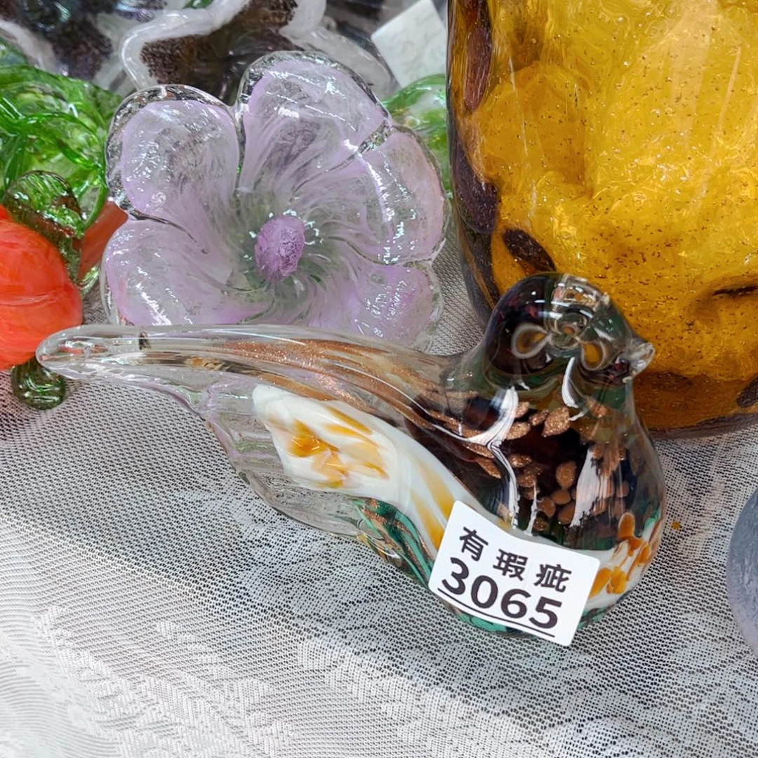 琉璃3065尾巴瑕疵 花瓶家悦美居