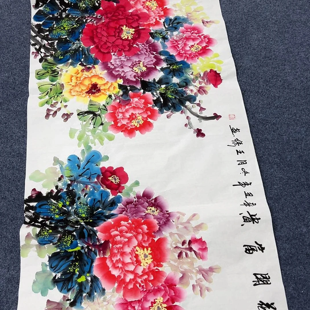 国画国画作品纯手绘制作品