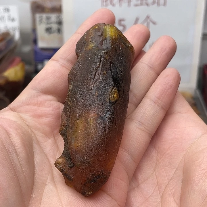 午***茶定制琥珀未镶嵌琥珀