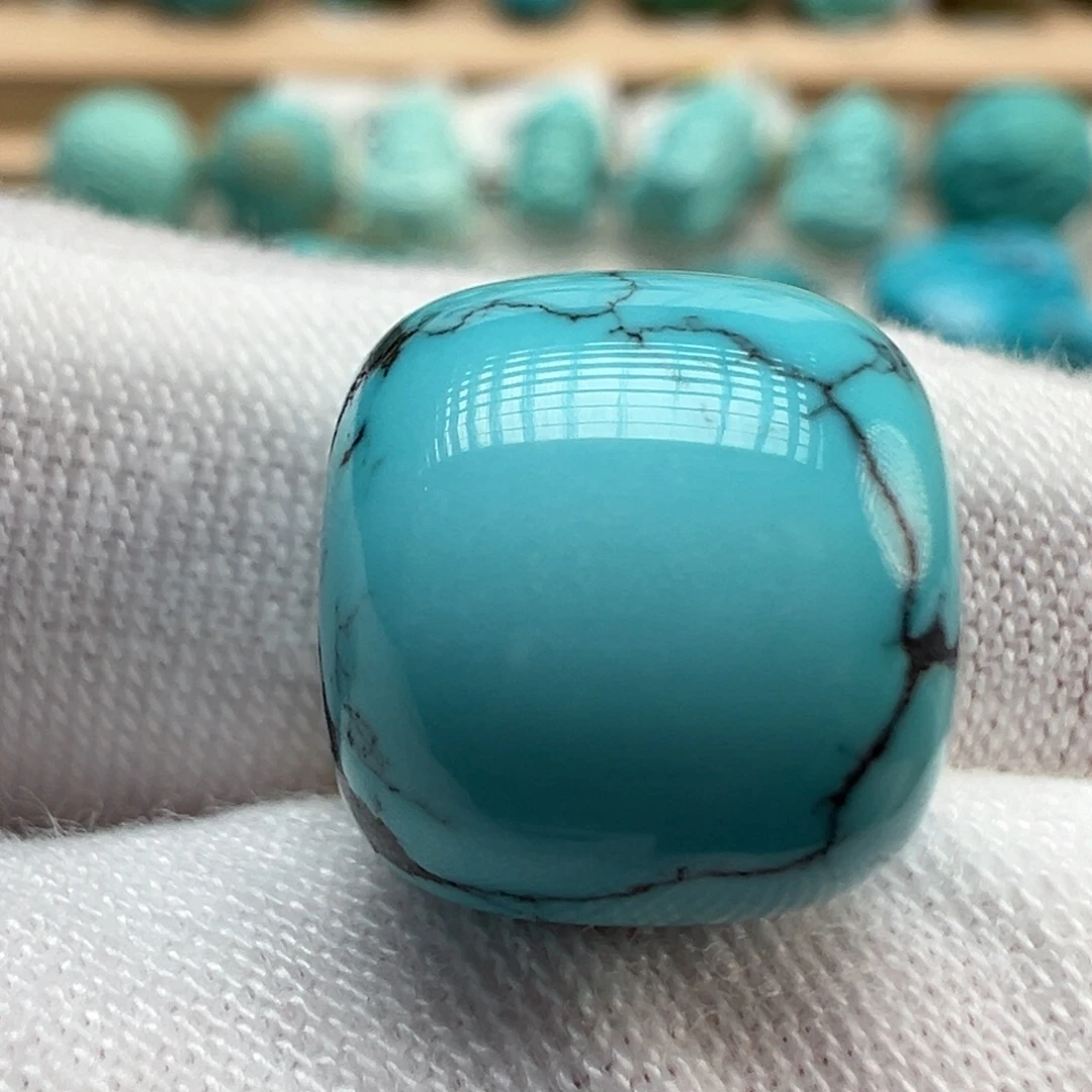 绿松石未镶嵌配饰12.5×11.4