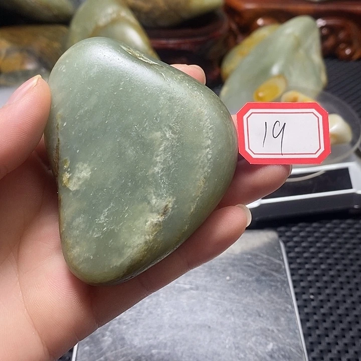 和田玉未镶嵌挂件19