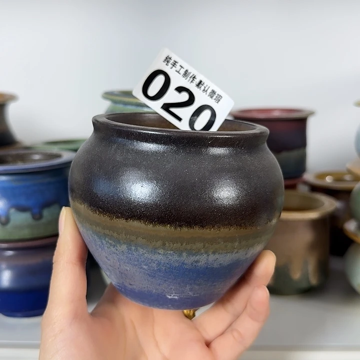 景德镇手工陶瓷盆 口7