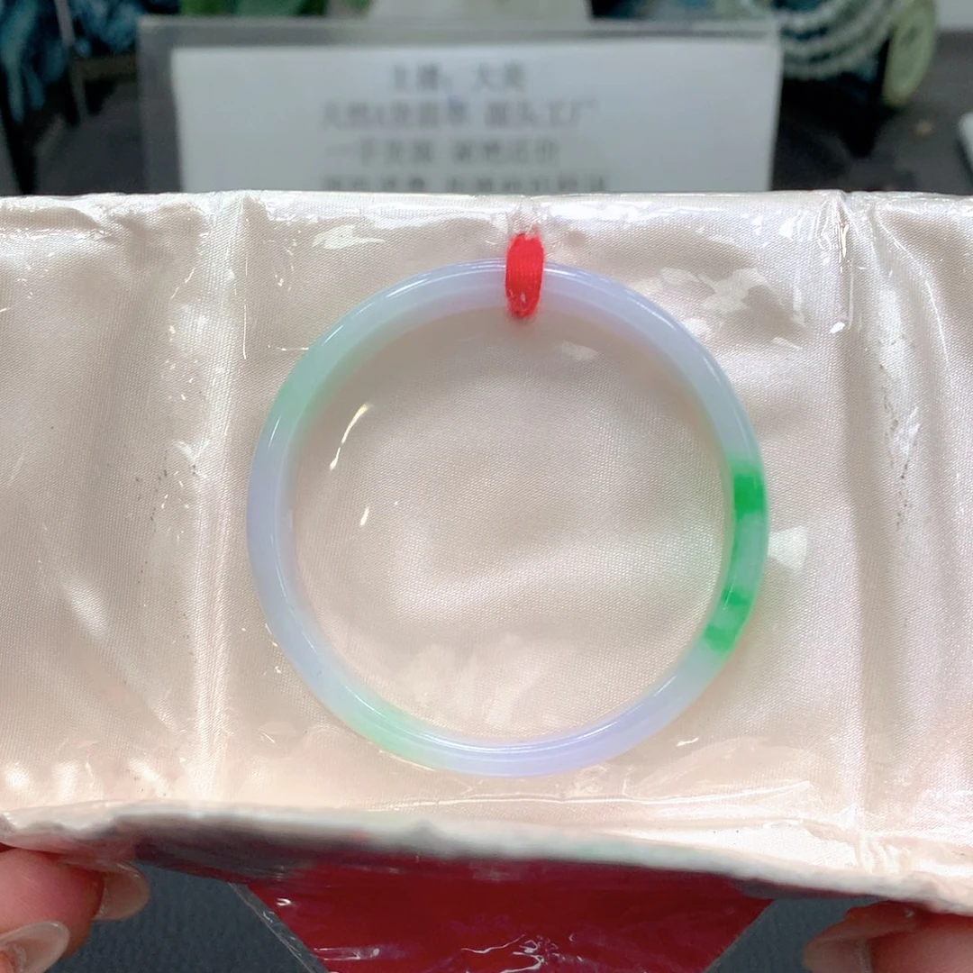 翡翠未镶嵌手镯51正