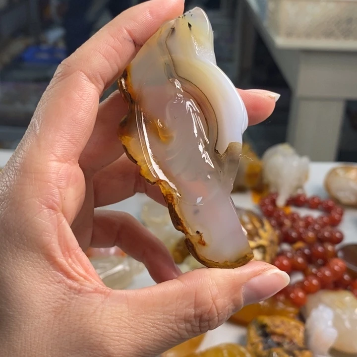 玛瑙/玉髓吊坠(不含链)未镶嵌