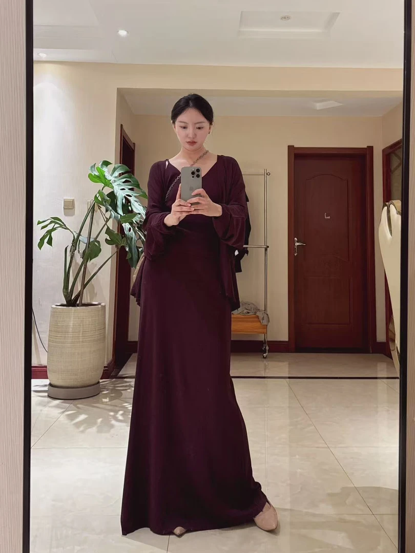 针织开衫背心半身裙套装女气质显瘦交叉绑带设计春秋穿搭