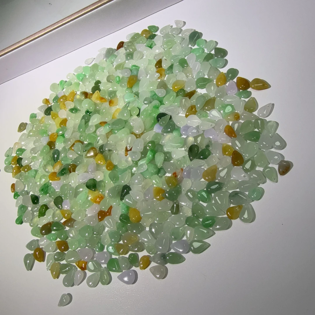 天然缅甸翡翠A货多宝耳钉多样性发其一