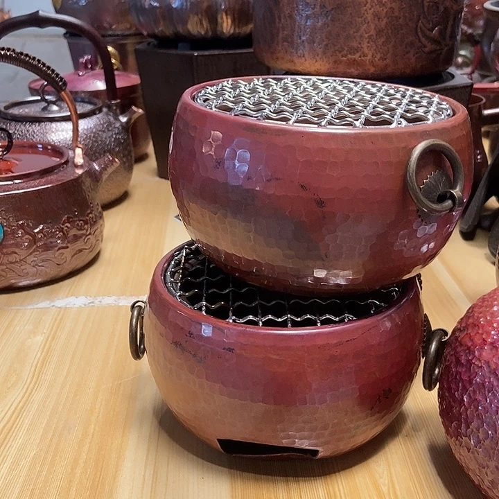 纯手工制作紫铜tonghu