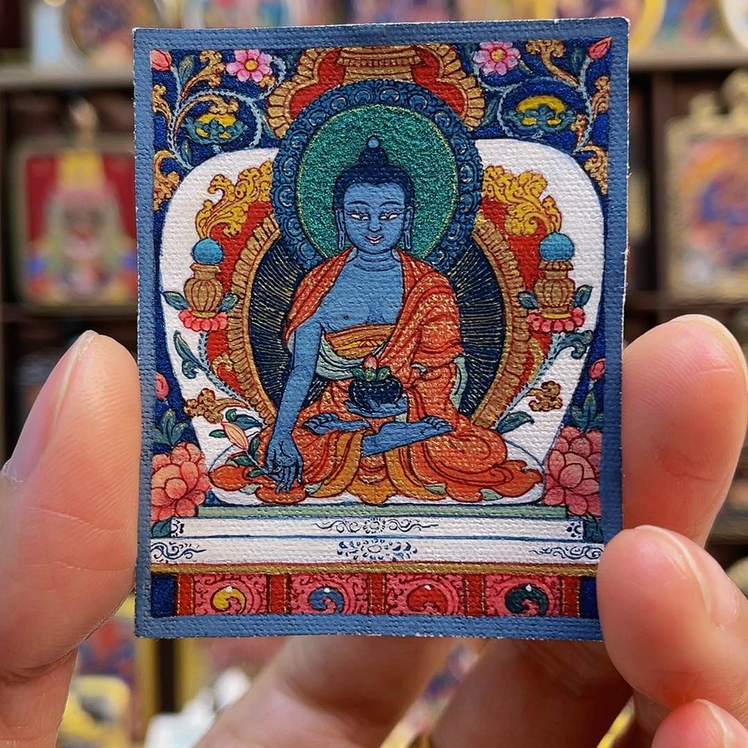 卷轴画c****吕纯手绘唐卡