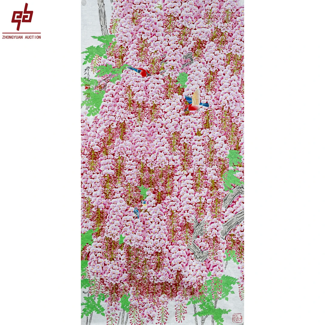 lot4942 花鸟 软片 68cm*136cm约8.3平尺