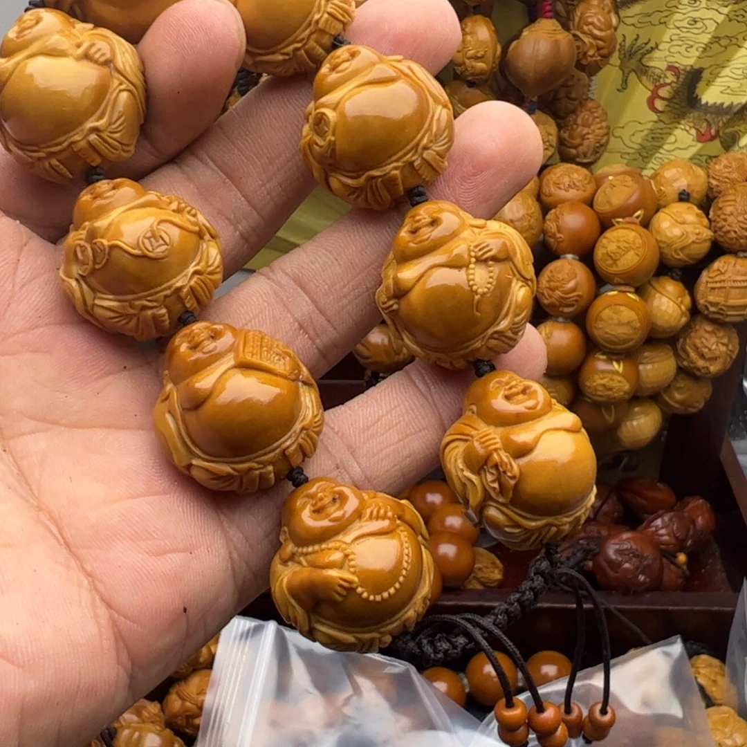 M***管橄榄核手串/手链2.4大肚米勒