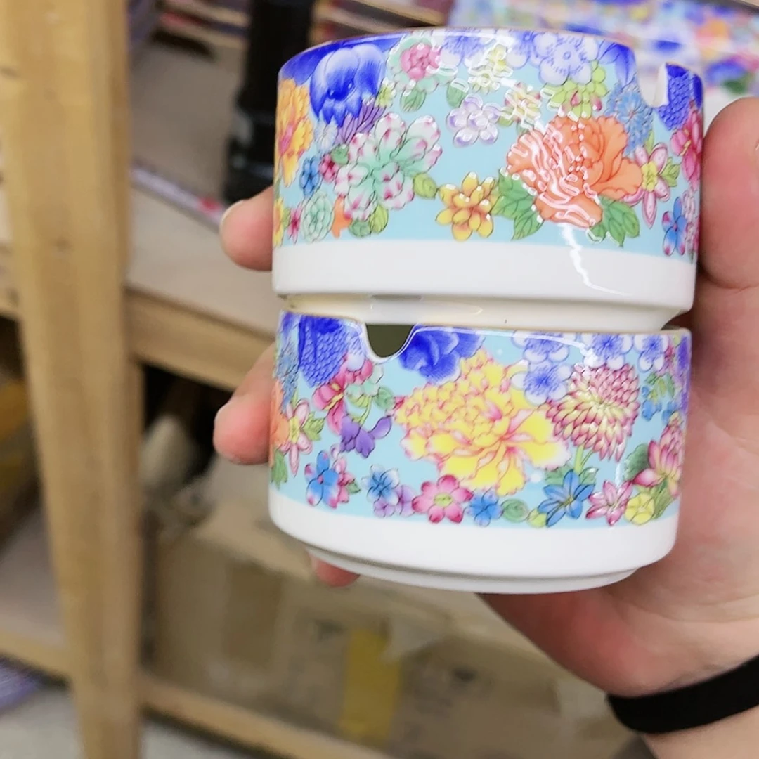 【闪购商品】珐琅2个湖水蓝。。。。。