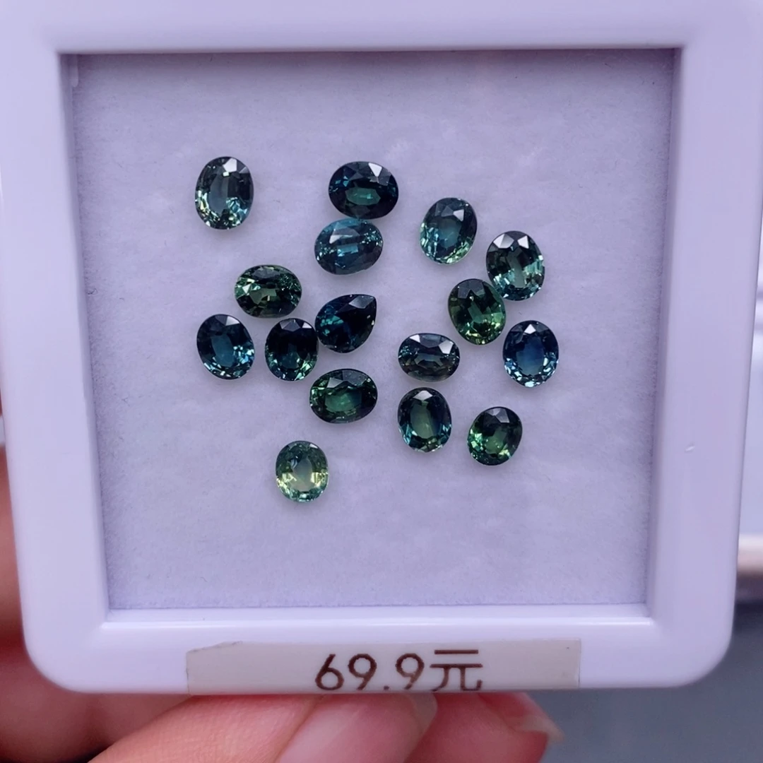 裸石蓝宝石69.9一粒，仅供展示，挑好上定向