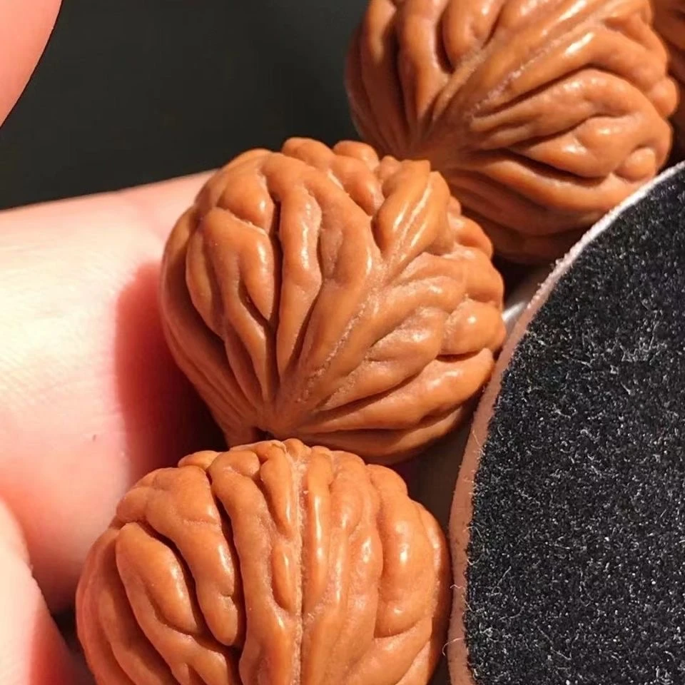 价值98元秦岭龙纹桃核一串，随机发货