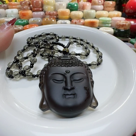 黑曜岩颈饰未镶嵌