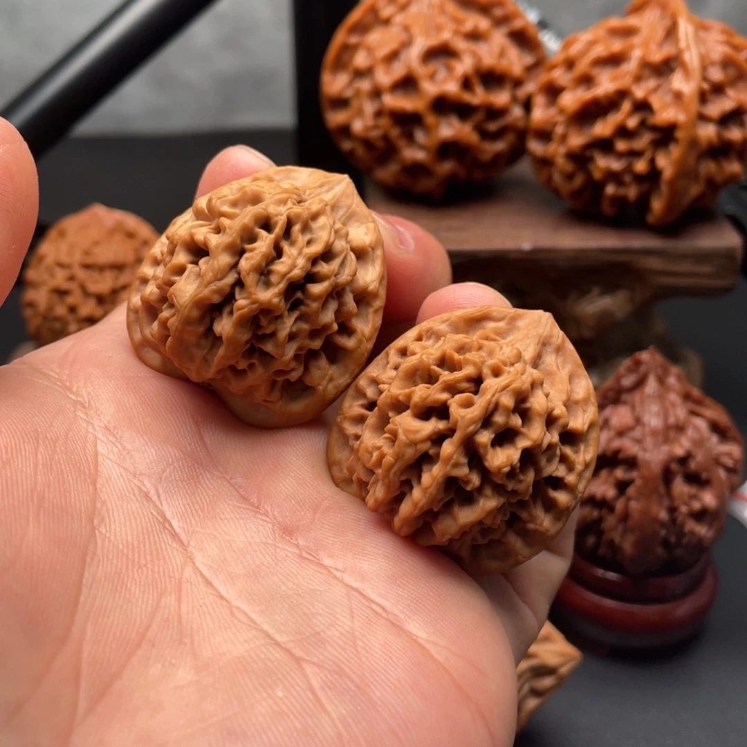 玉***药吊坠文玩核桃34尺寸