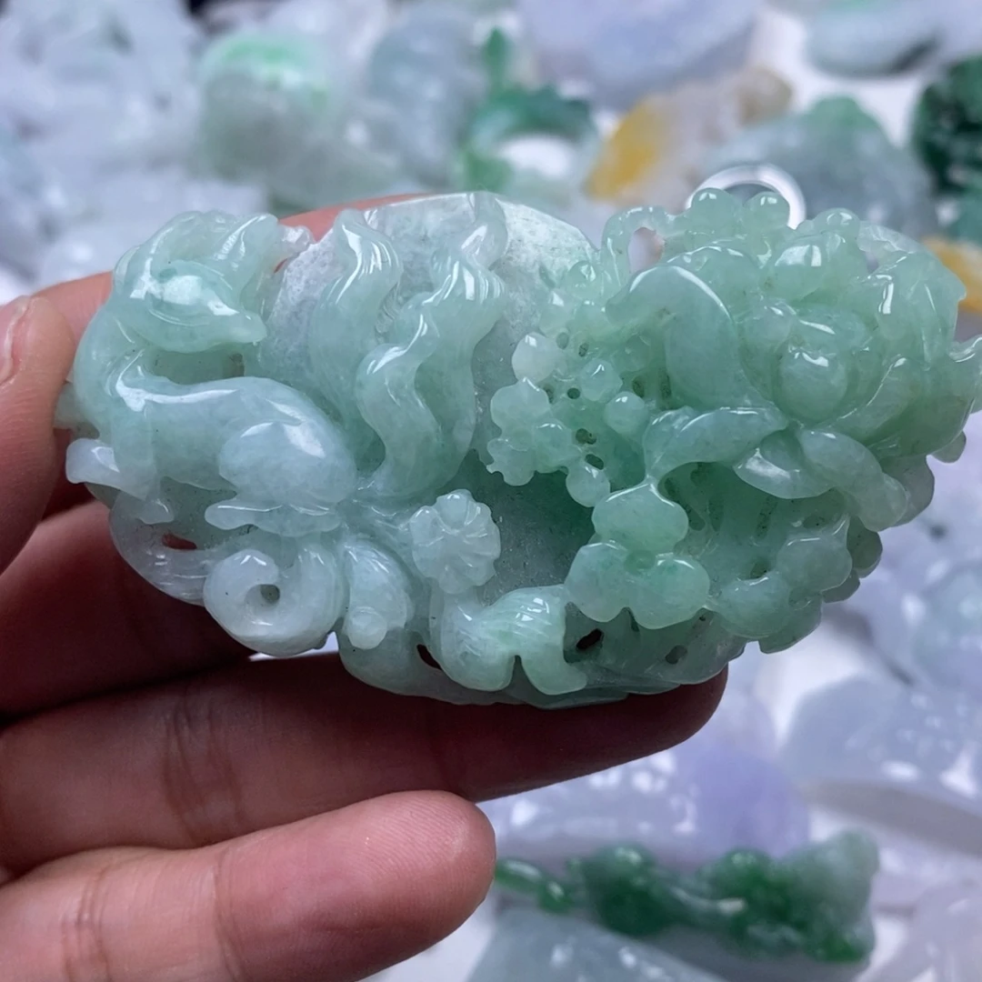 颈饰未镶嵌翡翠翡翠
