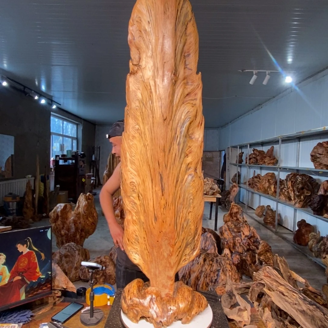 天***服木20琥珀木，自然风格根雕