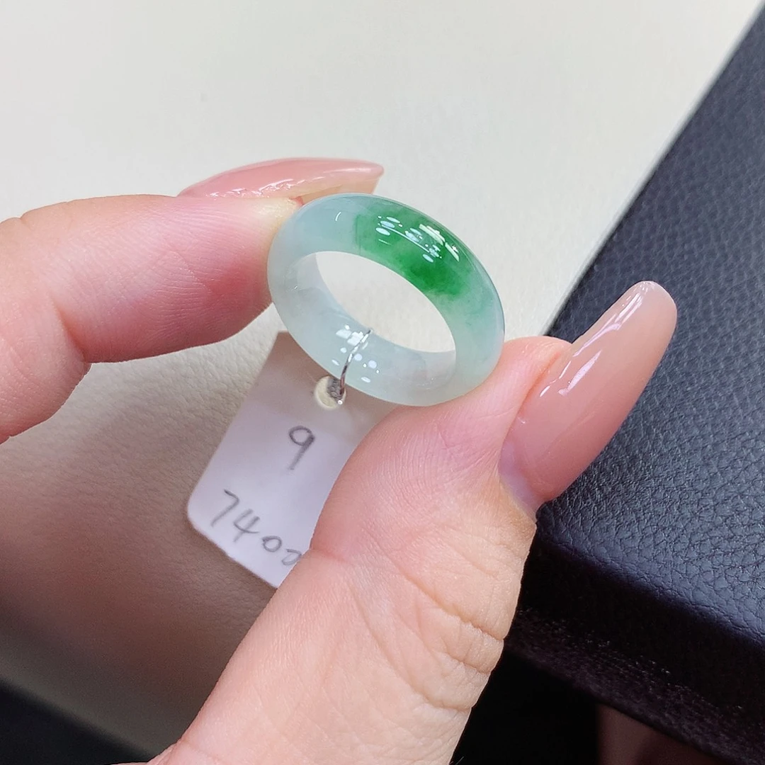 未镶嵌戒指翡翠9号