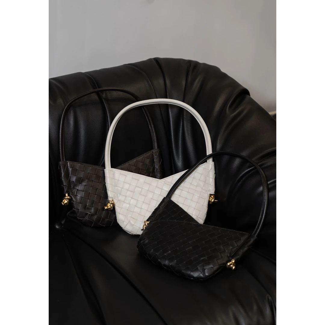 【裱里.Beauneath】编织系列 绵羊皮 设计感手提单肩手提包