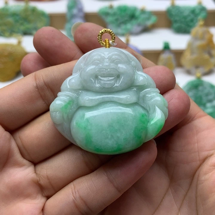 颈饰未镶嵌翡翠正翡翠