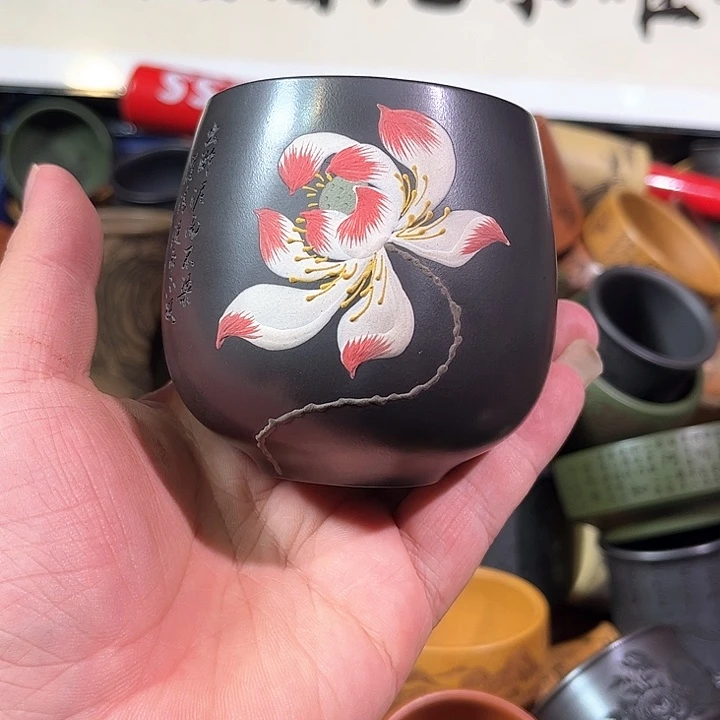 茶杯紫砂全手工紫砂主人杯