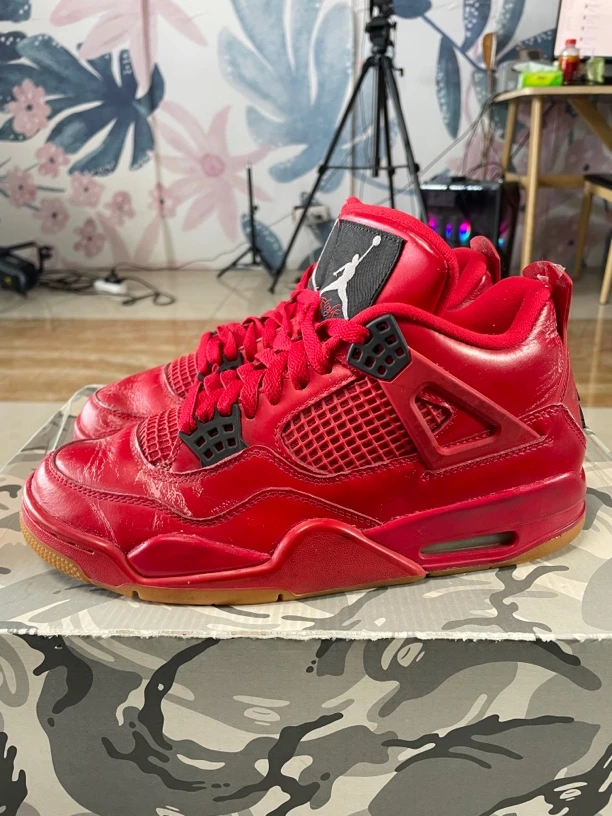 90新 maje 鞋面DIY 40.5码260/Air Jordan 4 舒适缓震 休闲鞋