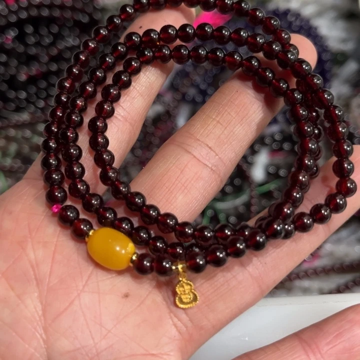 石榴石未镶嵌手链