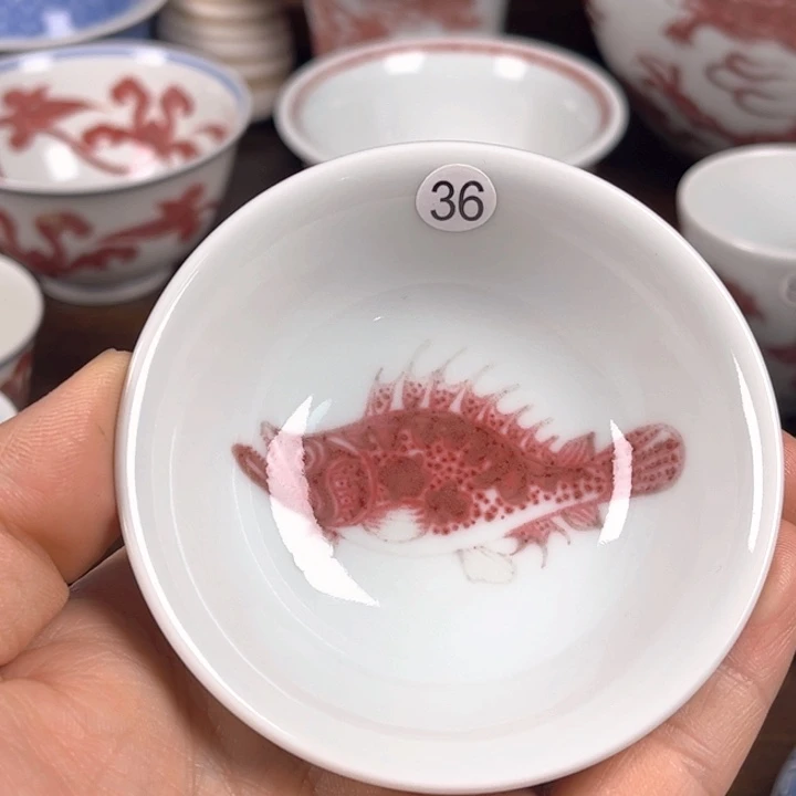 原矿釉里红景德镇景德镇